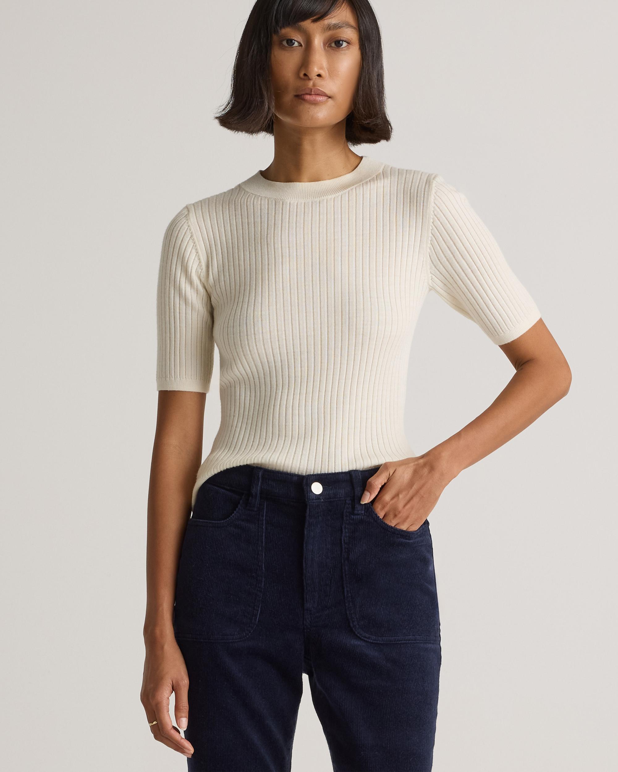 Quince | Women's Organic Stretch Corduroy Flare Pants Organic Cotton Product Image