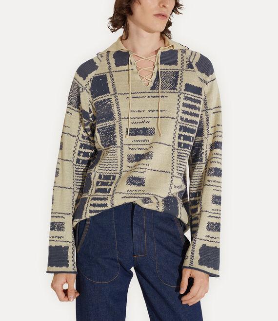 Checked Polo Jumper Product Image
