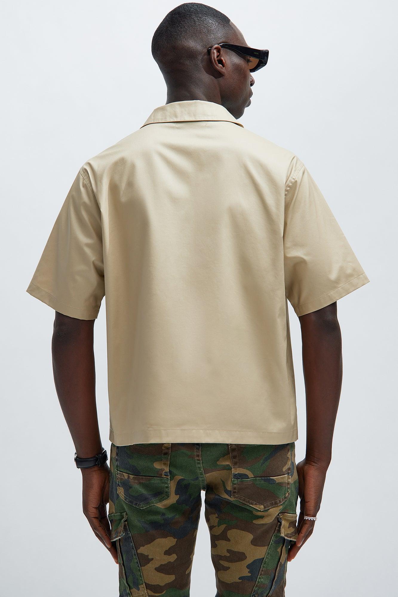 Cedrus Waxed Shirt - Tan Product Image