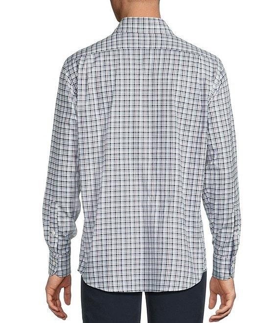 Cremieux Blue Label Washed Oxford Tight Plaid Long Sleeve Woven Shirt Product Image