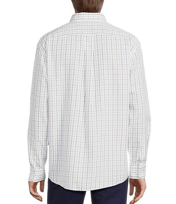 Gold Label Roundtree & Yorke Non-Iron Long Sleeve Windowpane Shirt Product Image