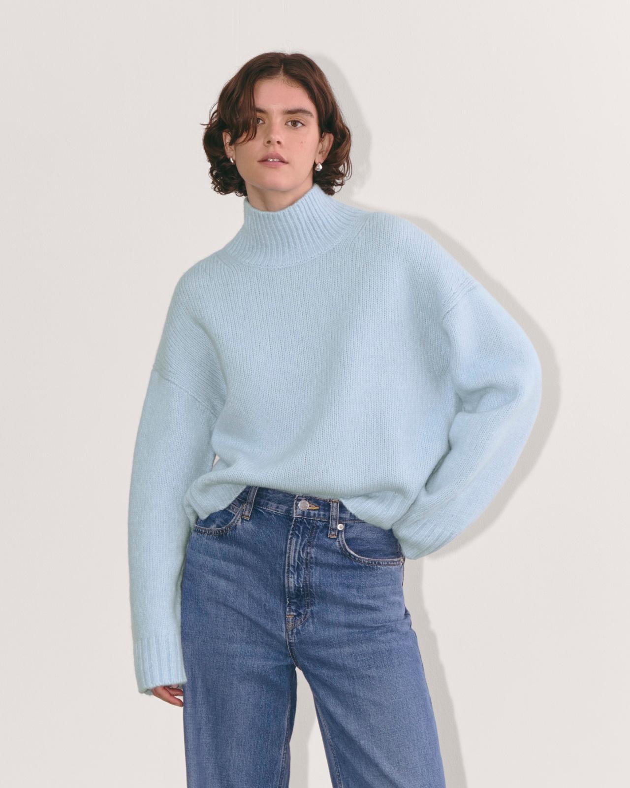 Womens Cloud Oversized Turtleneck Sweater by Everlane Product Image