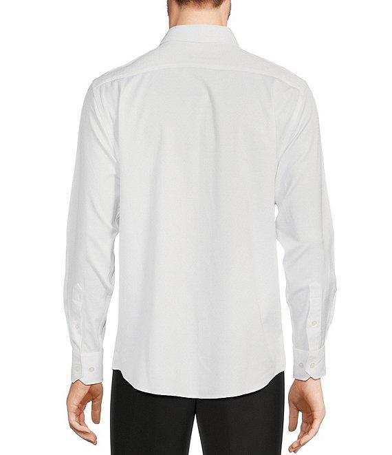 Murano Slim Fit Geometric Print Long Sleeve Woven Shirt Product Image