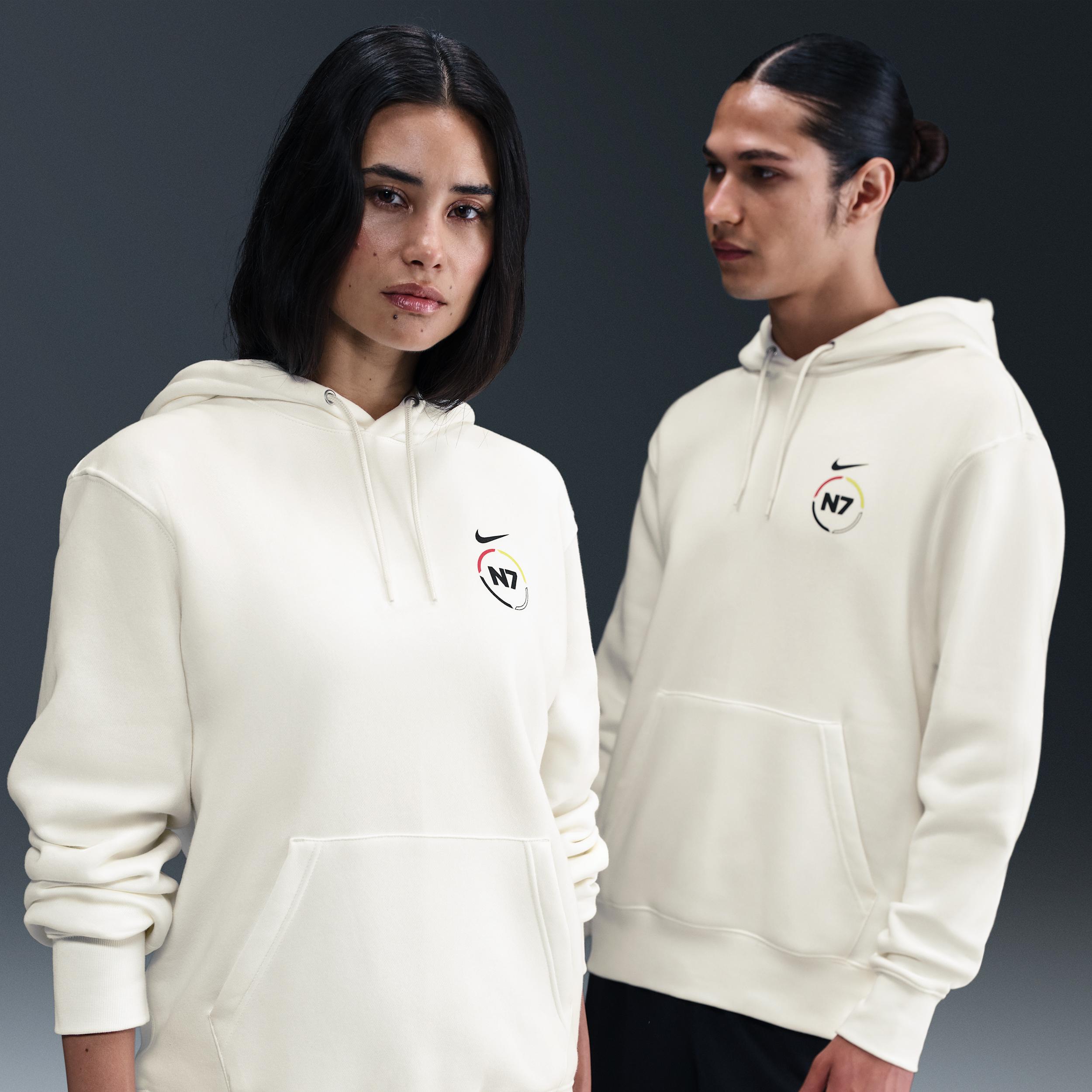 Nike Mens Club N7 Pullover Hoodie | IB8545-133 Product Image