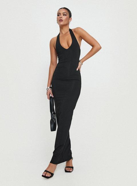 Spicy Maxi Dress Black Product Image