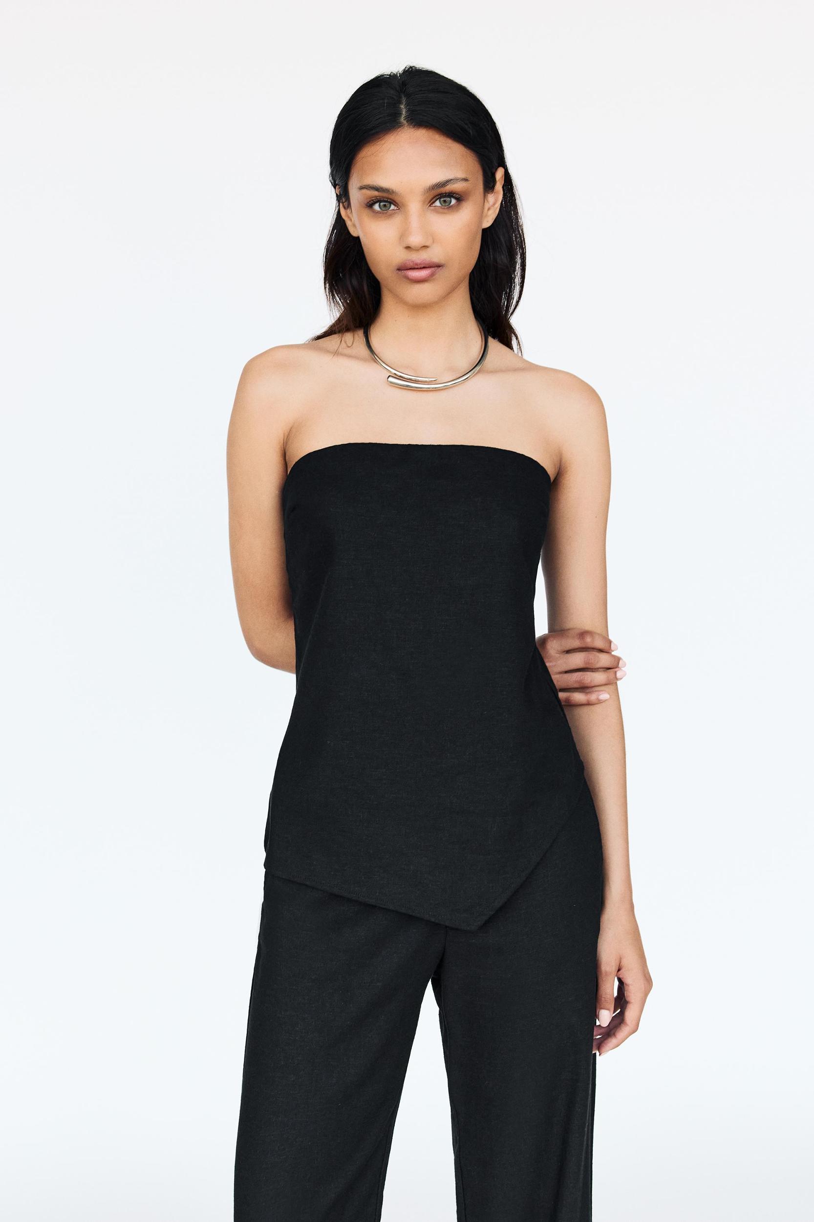 Asymmetric bandeau top Product Image