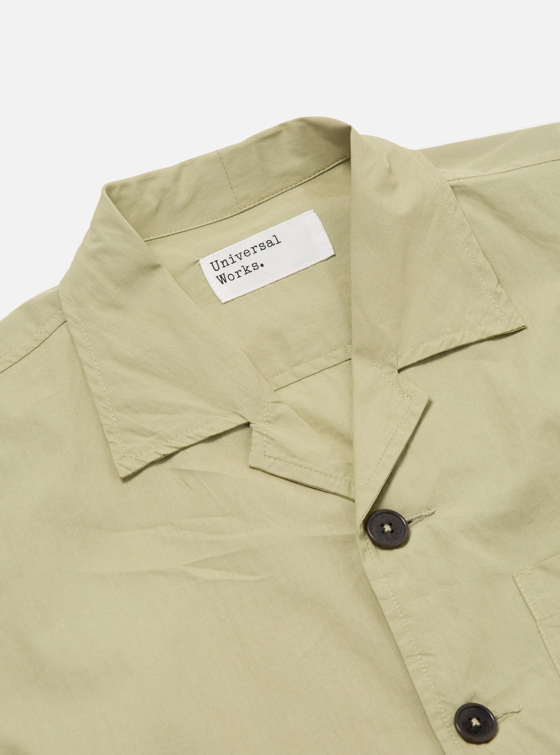Universal Works Cancun Jacket in Pale Green Broadcloth Product Image