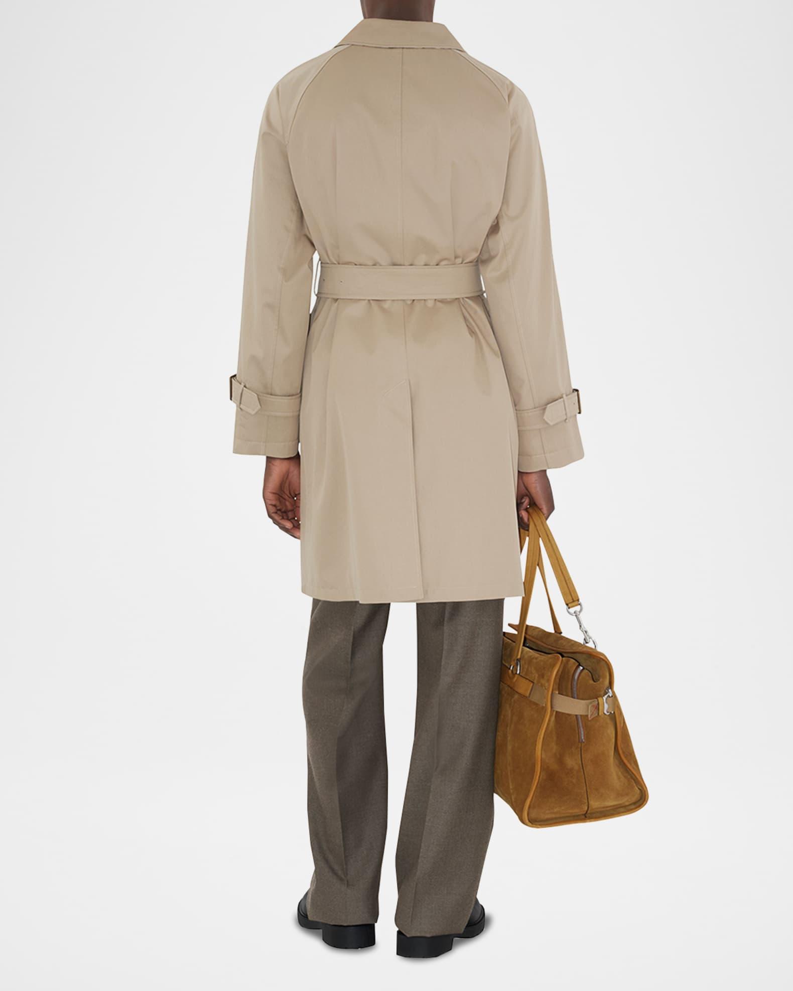 Men's Long Gabardine Car Coat Product Image