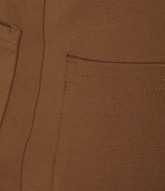 Intro Stella Double Knit Slim Straight Leg Pull-On Pants Product Image