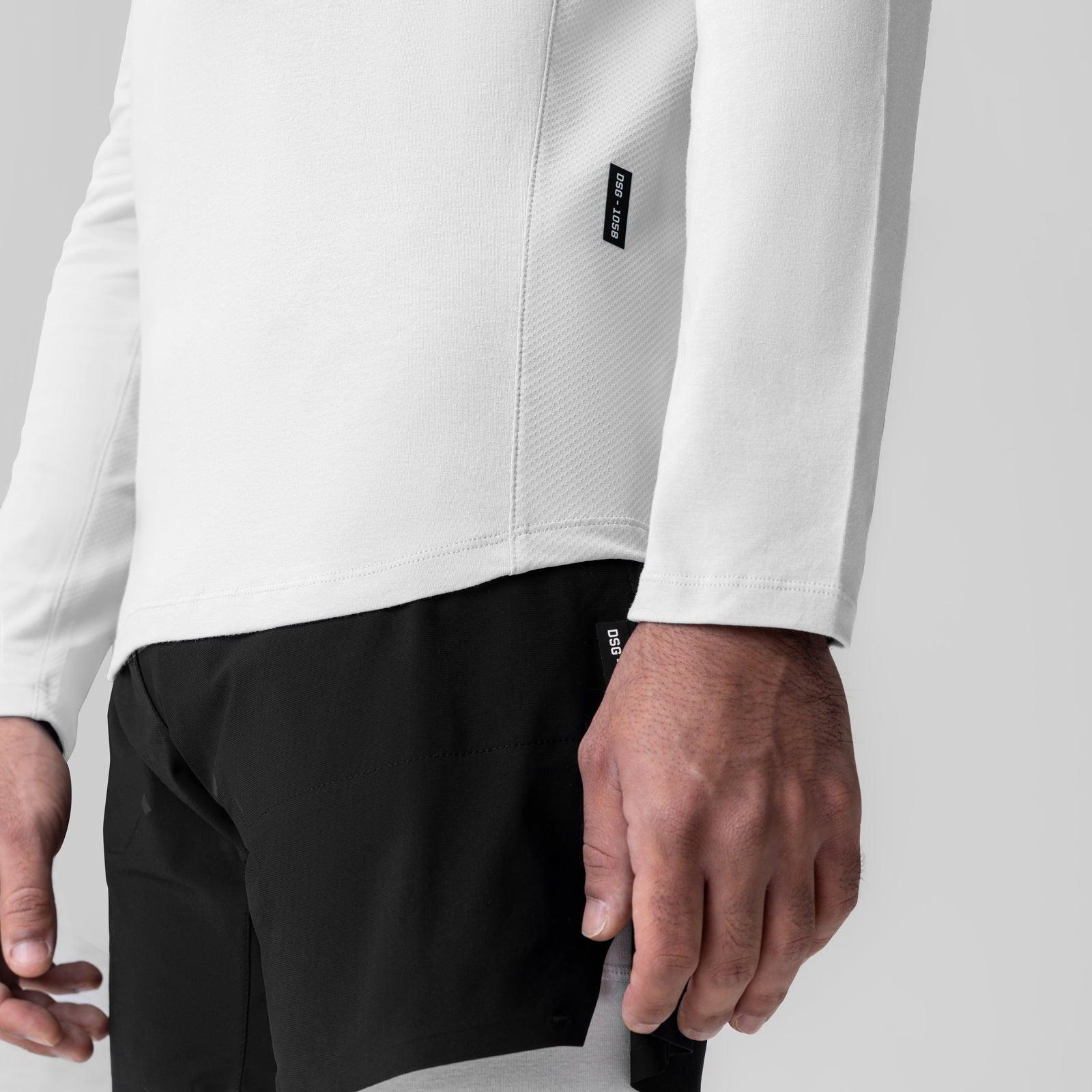 1058. Creora® Cotton Modal Long Sleeve - White Product Image