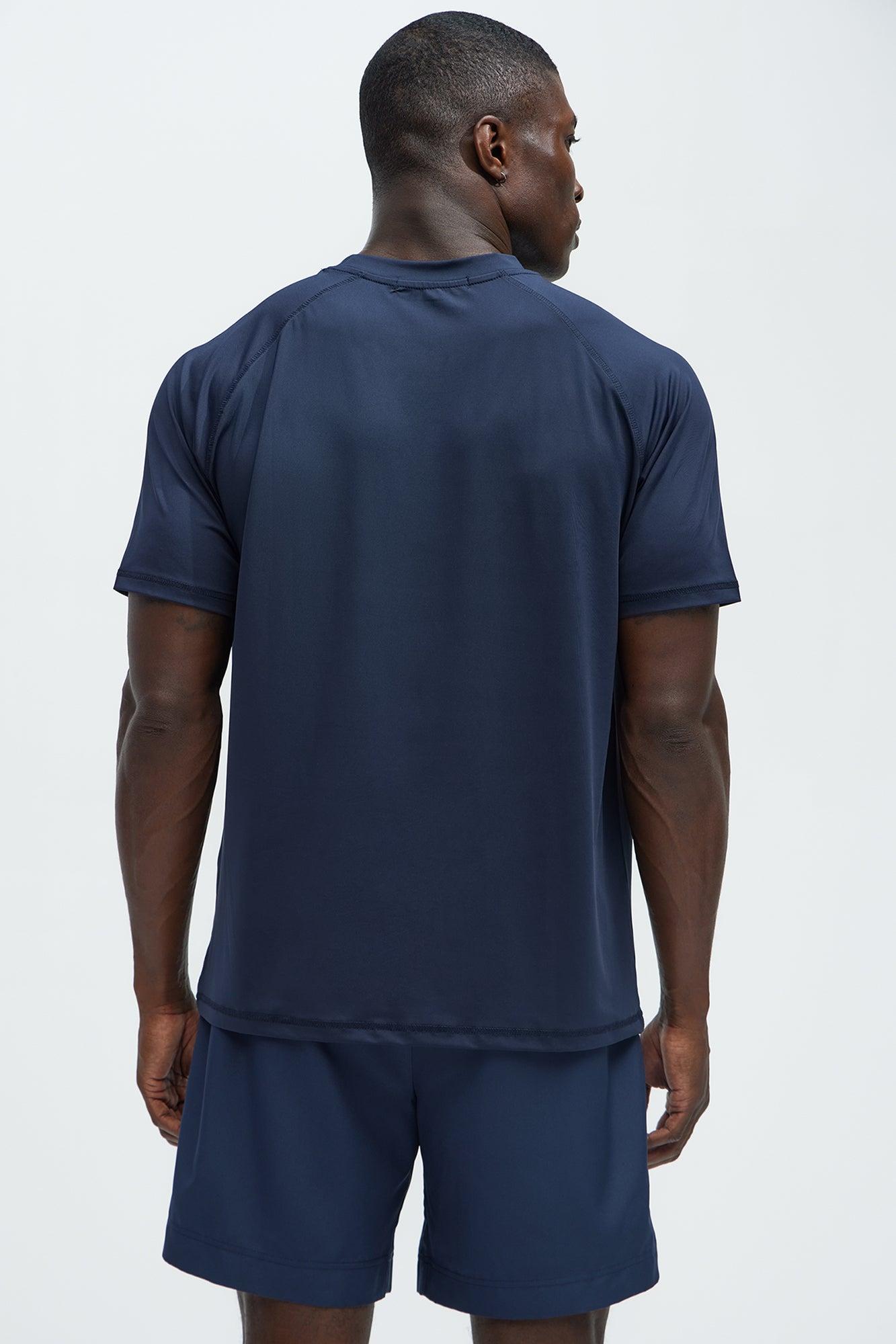 Vital Active Raglan Tee - Navy Product Image