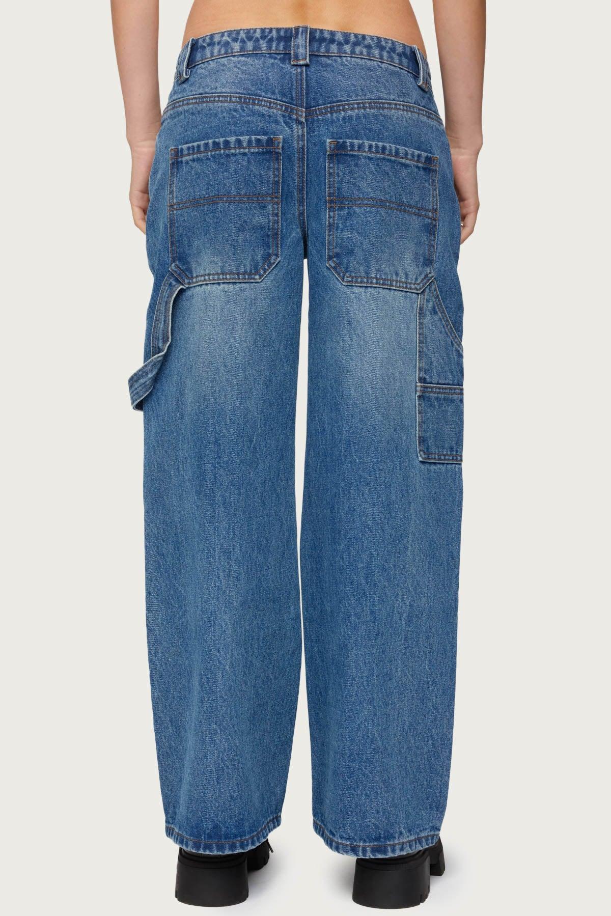 Petite Carpenter Low Rise Jeans Product Image
