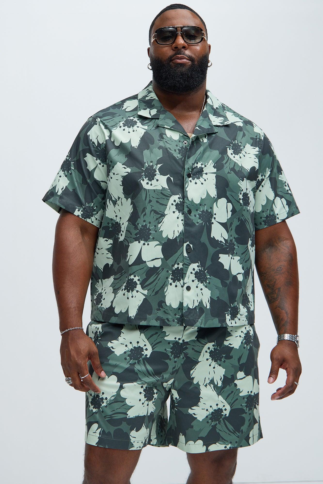 Elmore Floral Shirt - Green/combo Product Image
