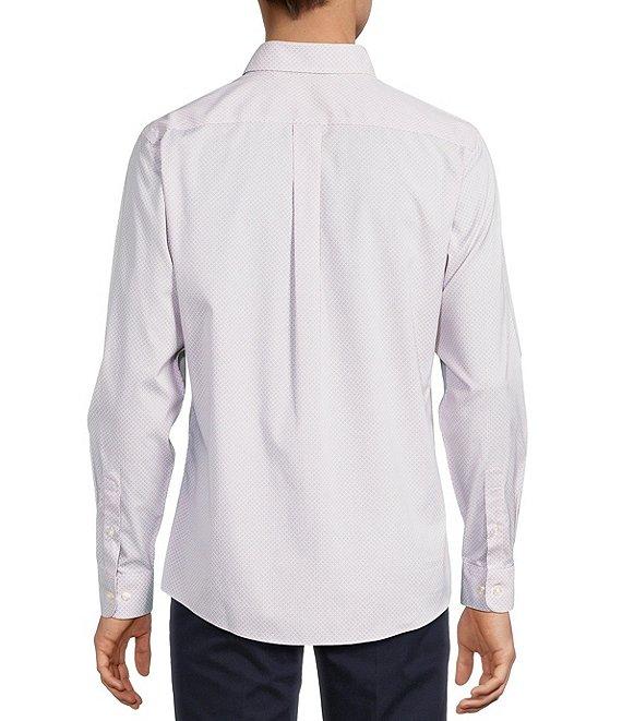 Gold Label Roundtree & Yorke Slim Fit Non-Iron Long Sleeve Circle Geo Print Sport Shirt Product Image
