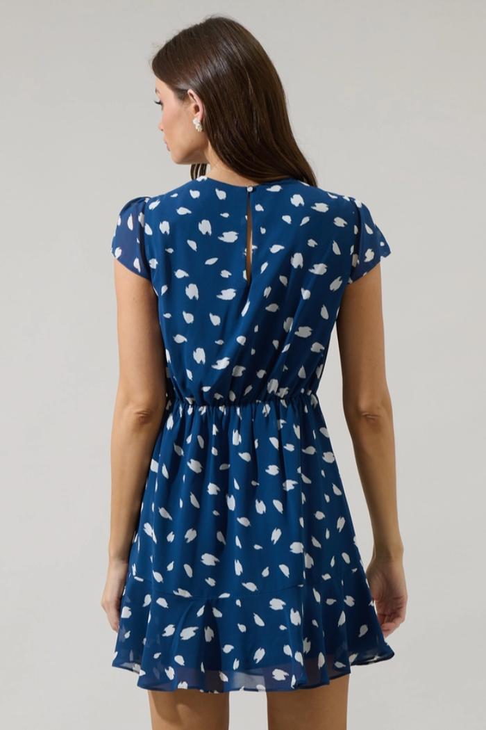Elodie Dot Aviella Ruffle Mini Dress Product Image