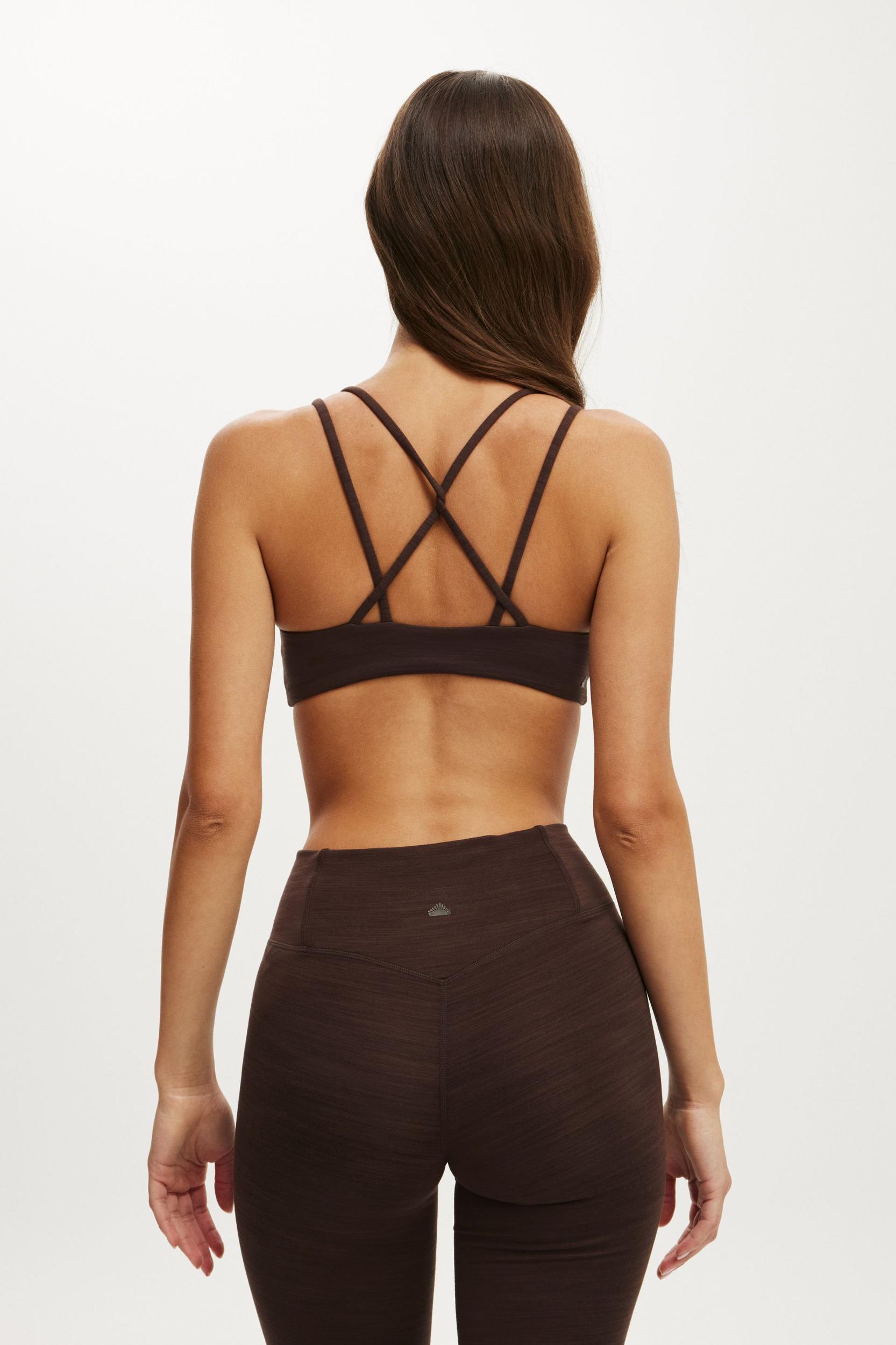 Ultra Soft Scrunch Front Strappy Crop Product Image
