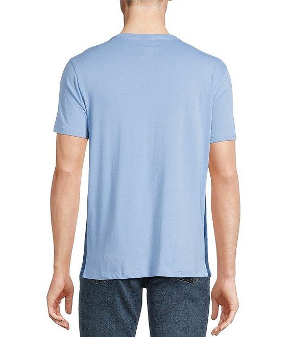 Cremieux Premium Denim Side Stripe Detail Short Sleeve T-Shirt Product Image
