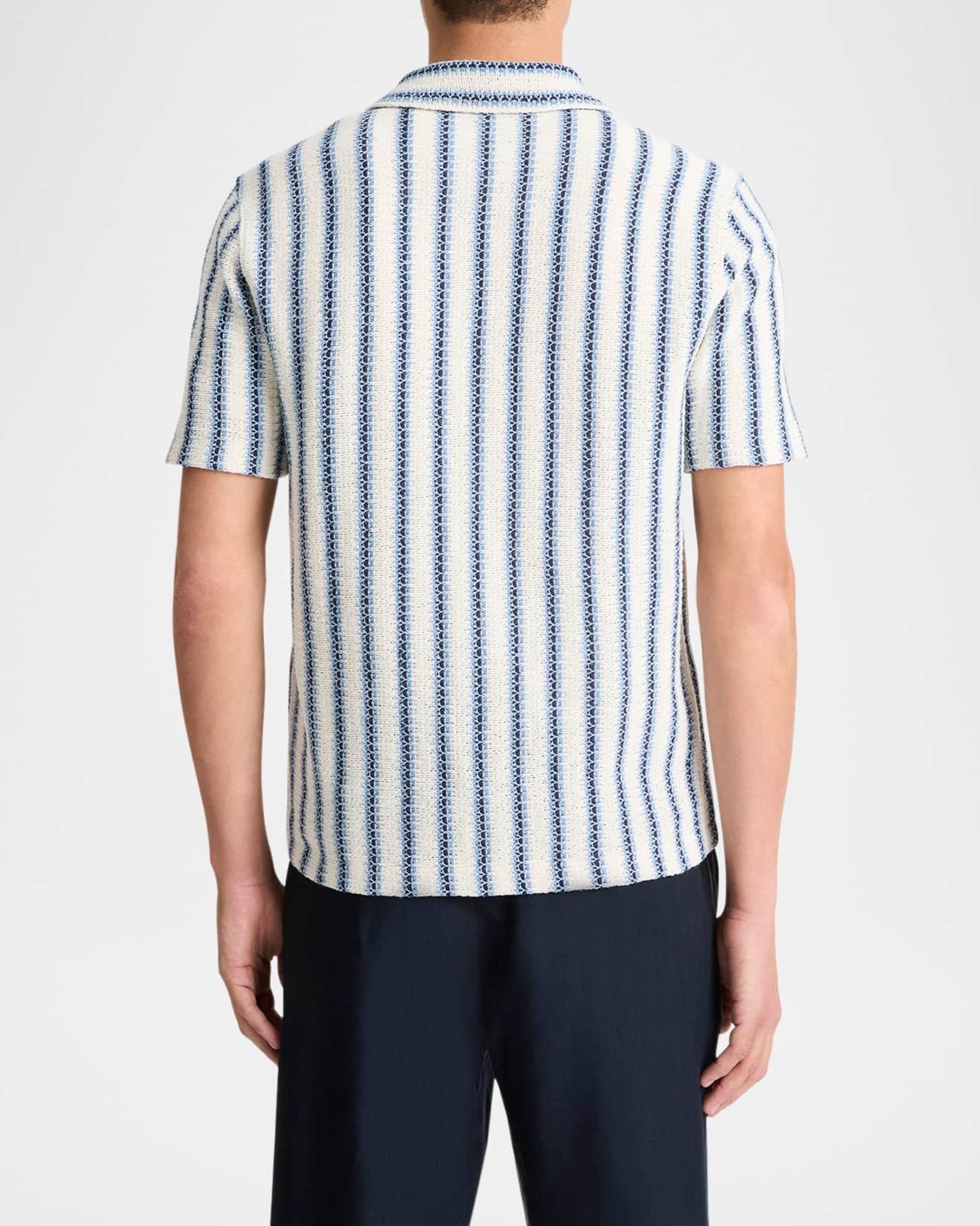 Mens Beach Stripe Italian Cotton-Blend Shirt Vince Product Image
