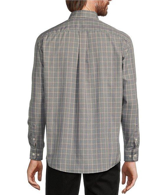 Gold Label Roundtree & Yorke Non-Iron Long Sleeve Plaid Sport Shirt Product Image