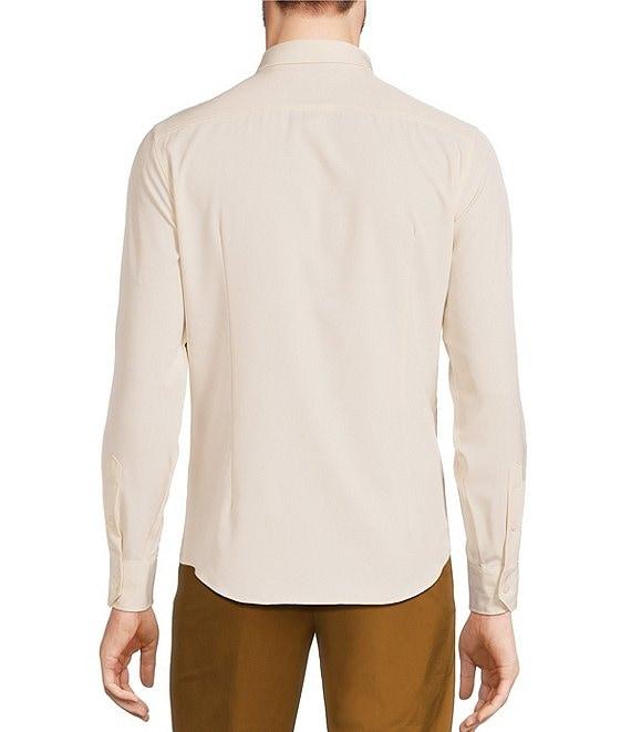 Murano Slim Fit Solid Performance Stretch Long Sleeve Woven Shirt Product Image