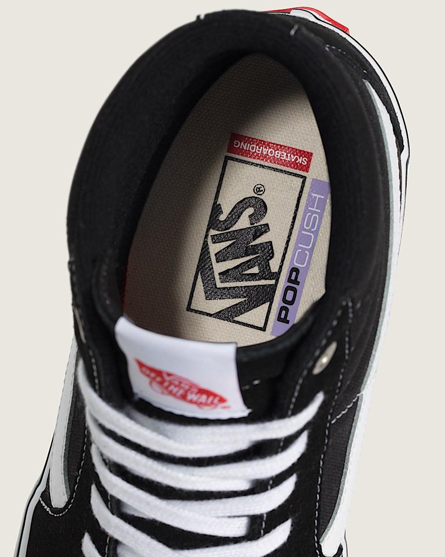 Vans | Skate Sk8-Hi Black/White Skate Shoe Product Image