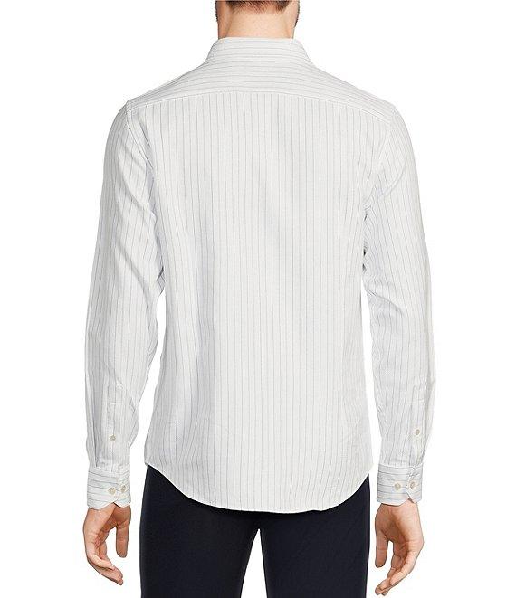 Murano Slim Herringbone Long Sleeve Woven Shirt Product Image