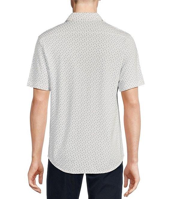 Cremieux Blue Label Cape Town Collection Short Sleeve Printed Coatfront Shirt Product Image