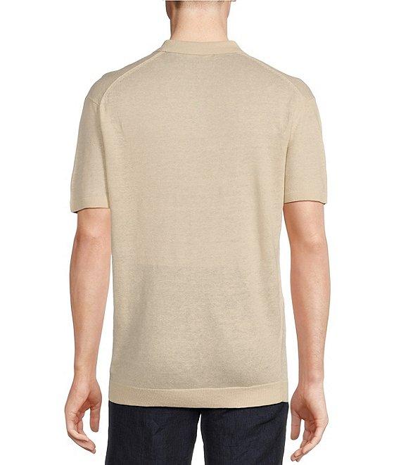 Cremieux Blue Label Key West Collection Short Sleeve Linen Polo Sweater Product Image