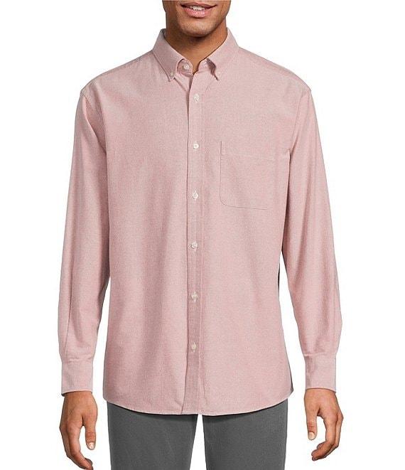 Roundtree & Yorke Solid Oxford Sport Shirt Product Image