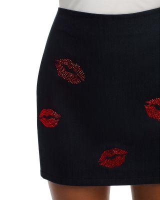 Kissing Booth Denim Mini Skirt  Product Image
