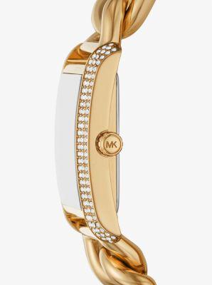 Oversized Emery Pavé -Tone Curb Link Watch Product Image