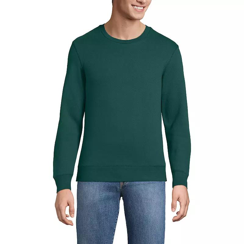 Big & Tall Lands' End Long Sleeve Serious Sweats Crewneck Sweatshirt, Men's,  Product Image