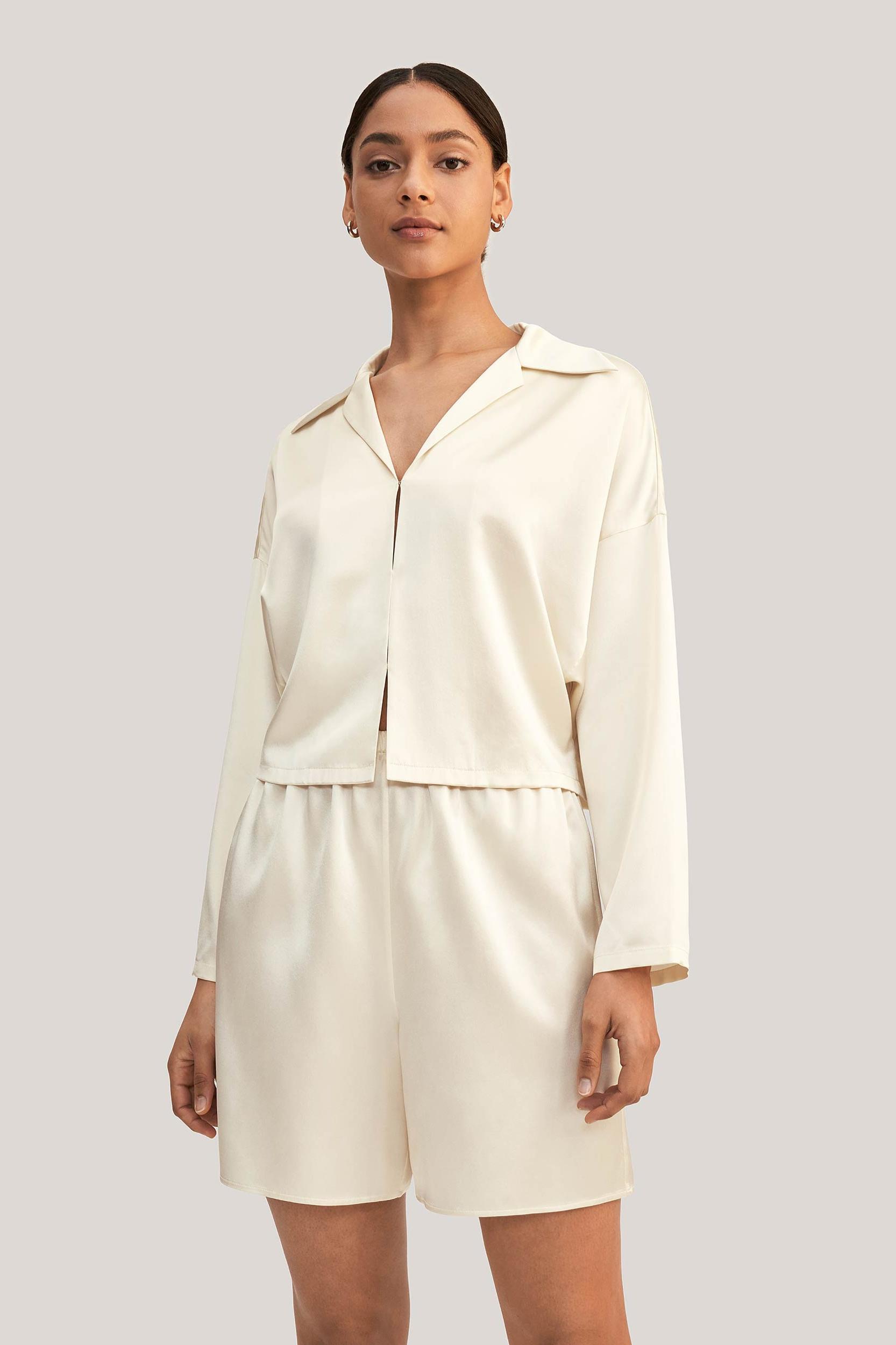 Osmanthus Silk Pullover Pajama Set Product Image