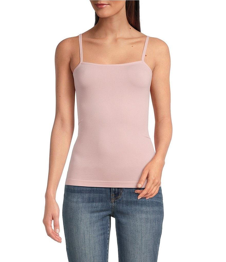 Modern Movement Solid Seamless Scoop Neck Microfiber Camisole Product Image
