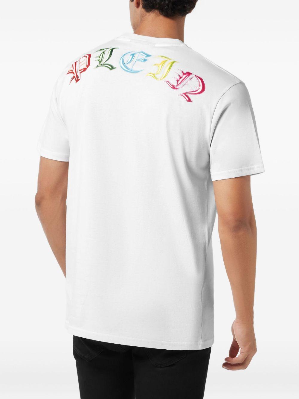 teddy bear-print T-shirt Product Image