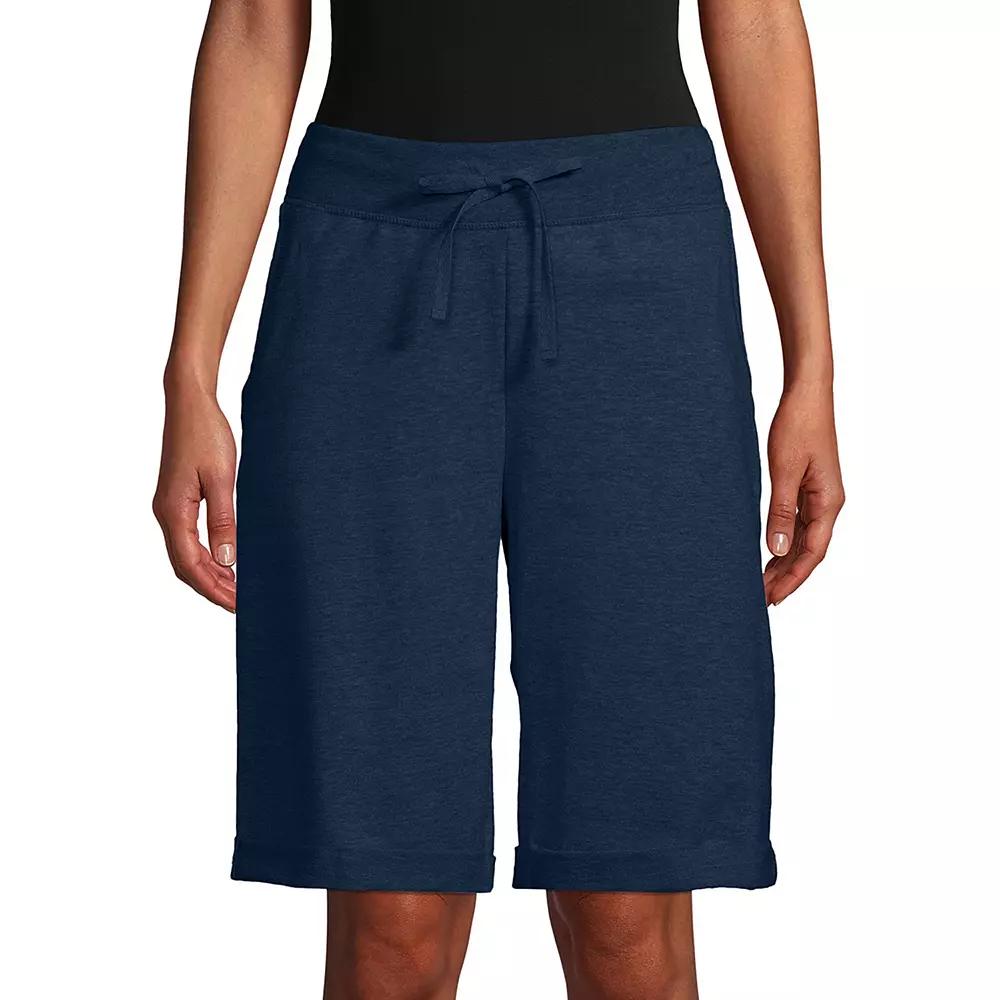 Women's Hanes® French-Terry Bermuda Shorts,  Product Image