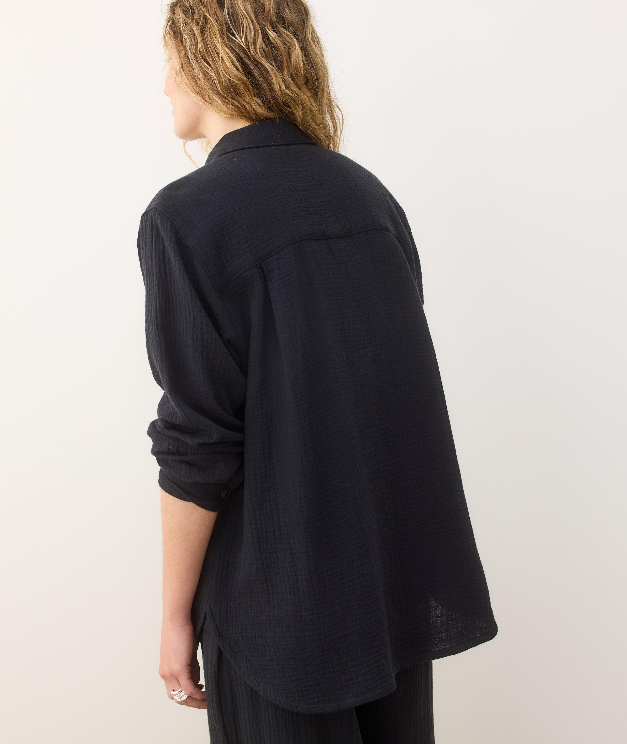 Jane Relaxed Double Cloth Shirt Product Image