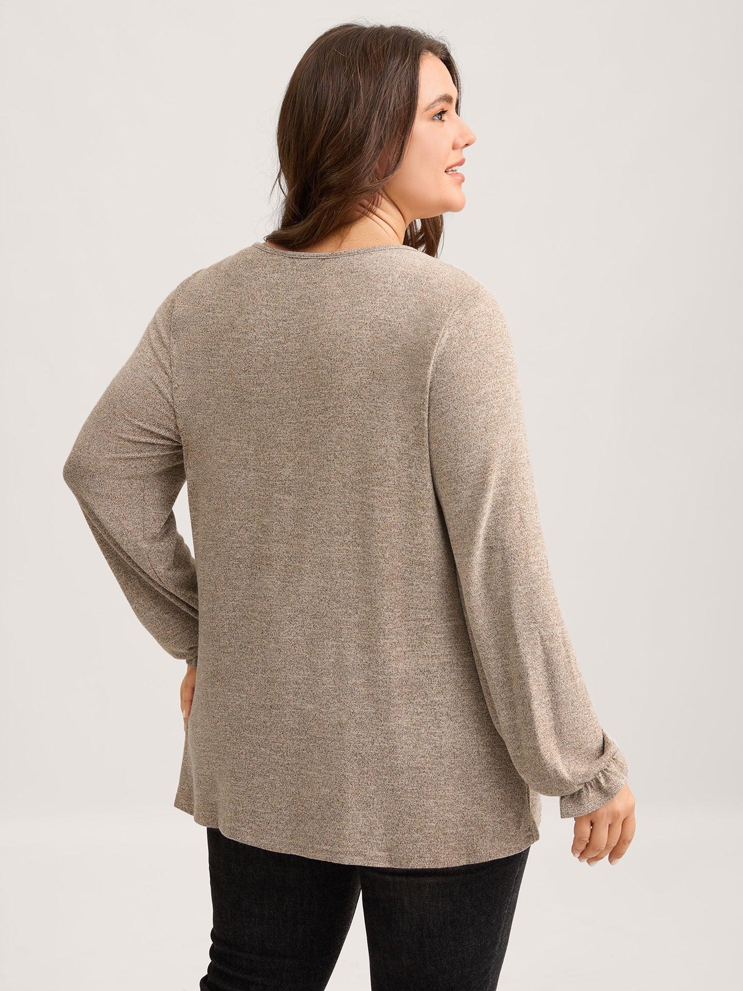 Plus Size Supersoft Heart Motif Tie-Dye Stretchy T-Shirt Lightpink Women Playful Non Round Neck Casual T-shirts BloomChic 10/M Product Image