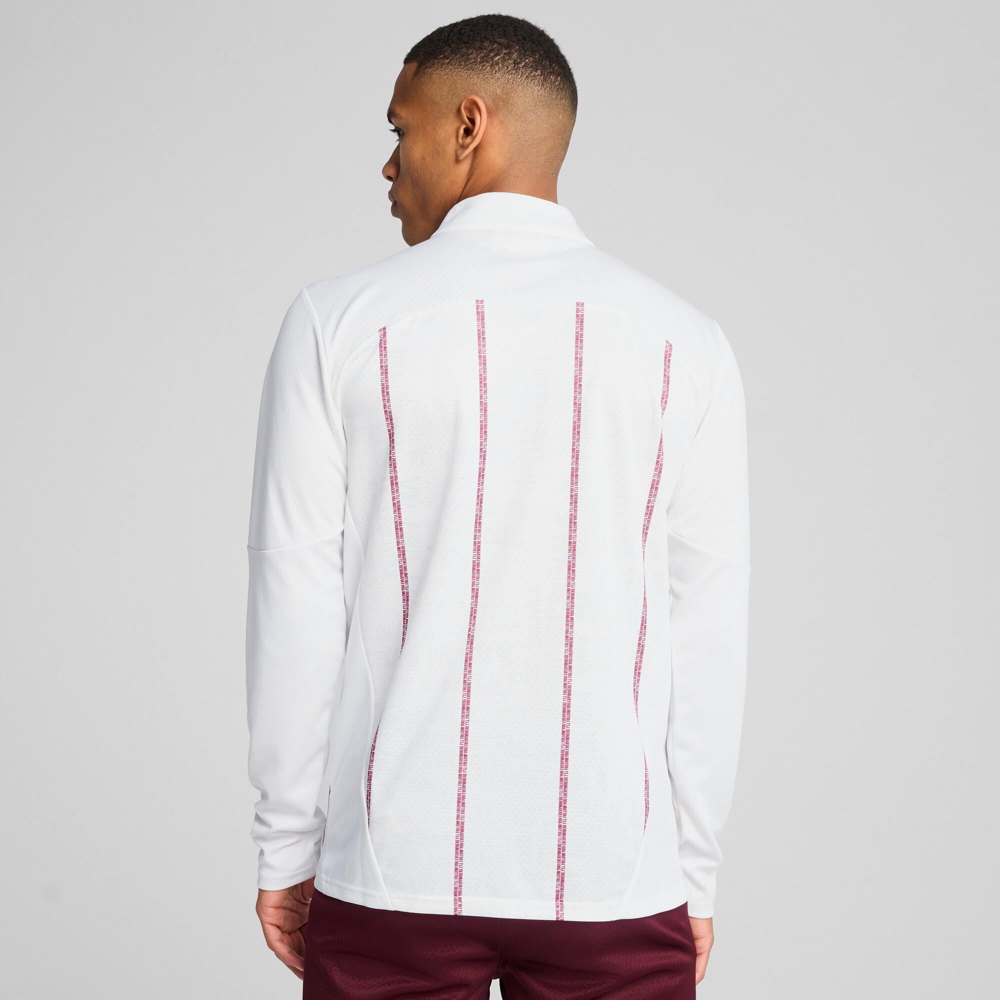 PUMA Manchester City Pre-Match Men's Quarter-Zip Top Product Image