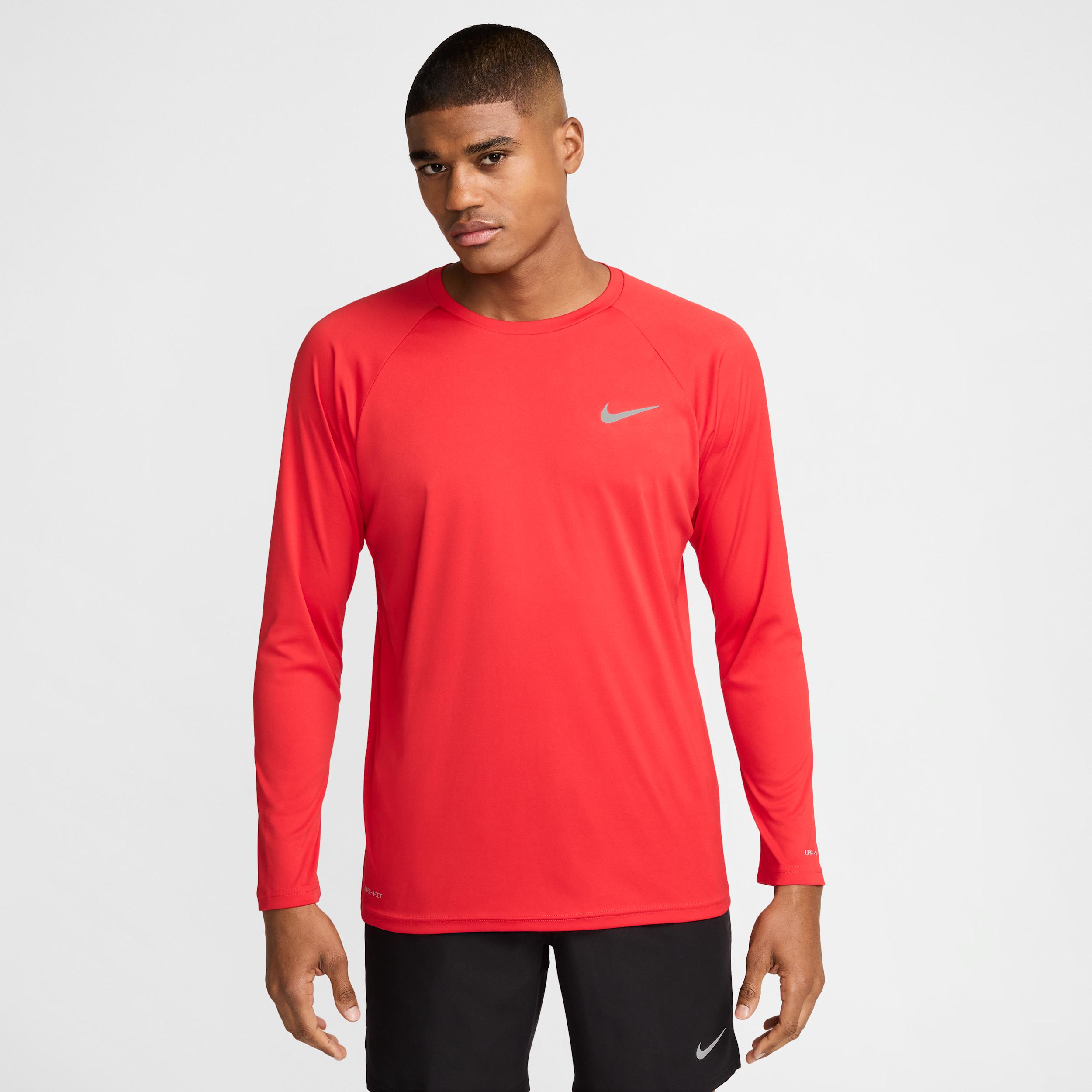 Nike Men's Essential Long-Sleeve Hydroguard Swim Shirt Product Image