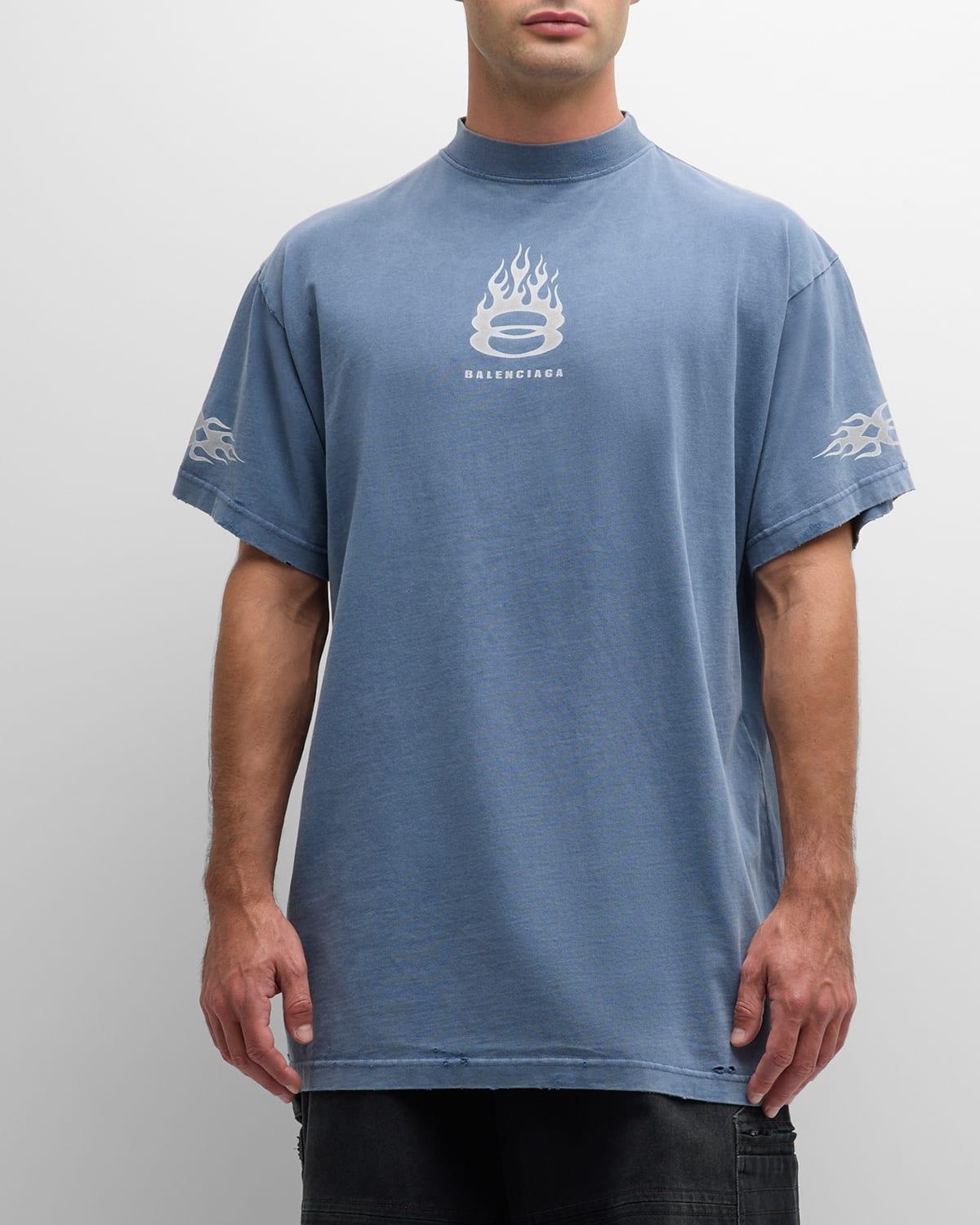 Men's Burning Unity Oversized T-Shirt Product Image