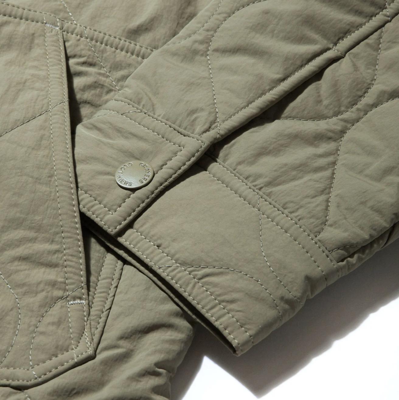 Putnam Quilted Chore Jacket - Olive Product Image