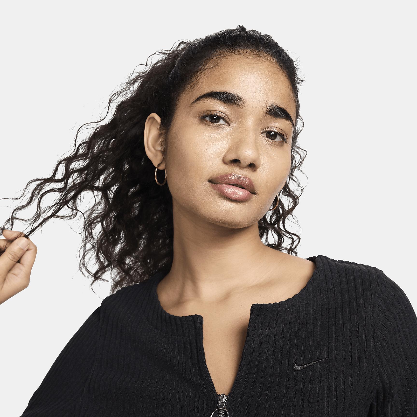 Nike Sportswear Chill Rib Women's Slim Full-Zip Cardigan Product Image