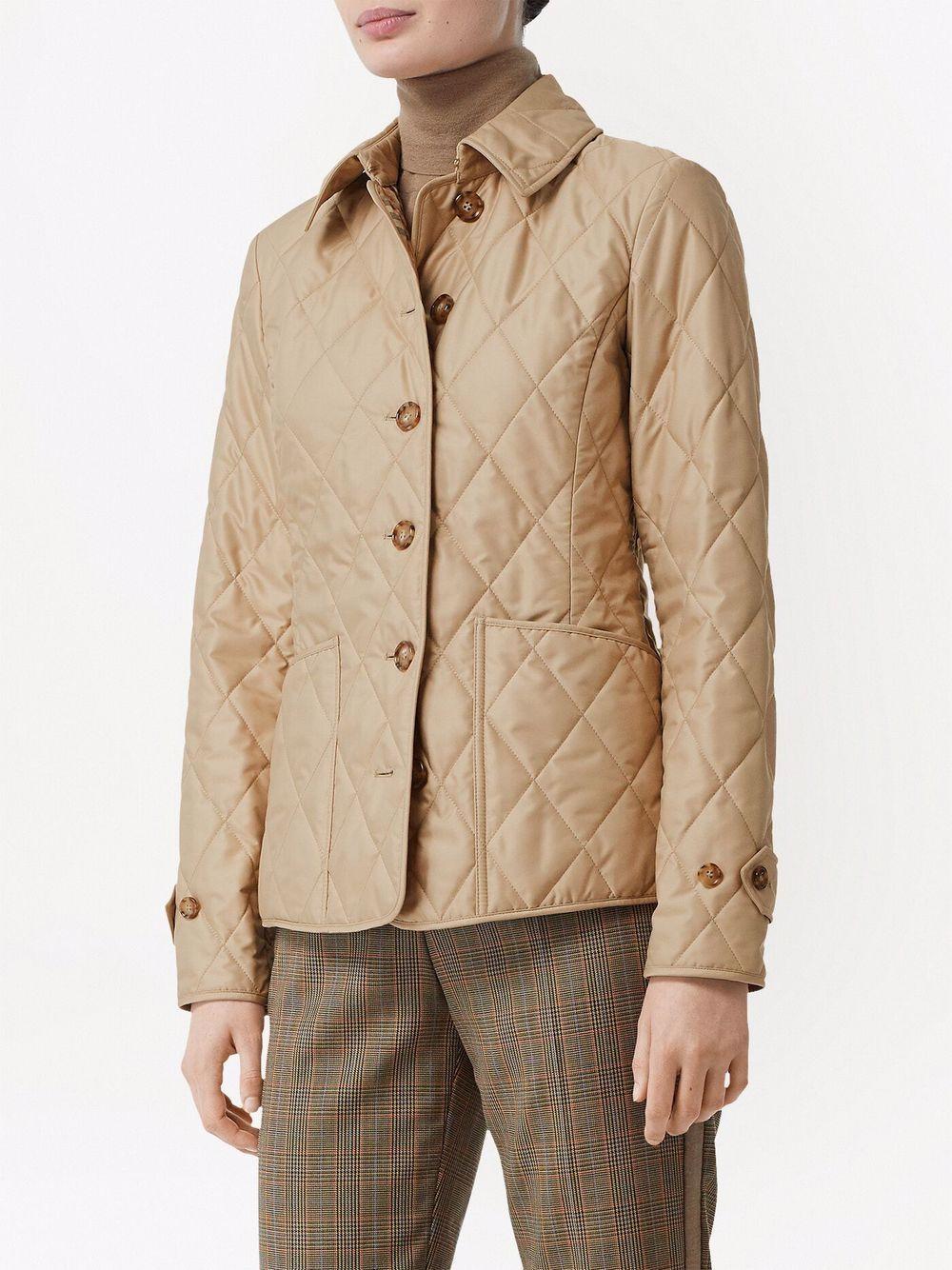 diamond-quilted jacket Product Image