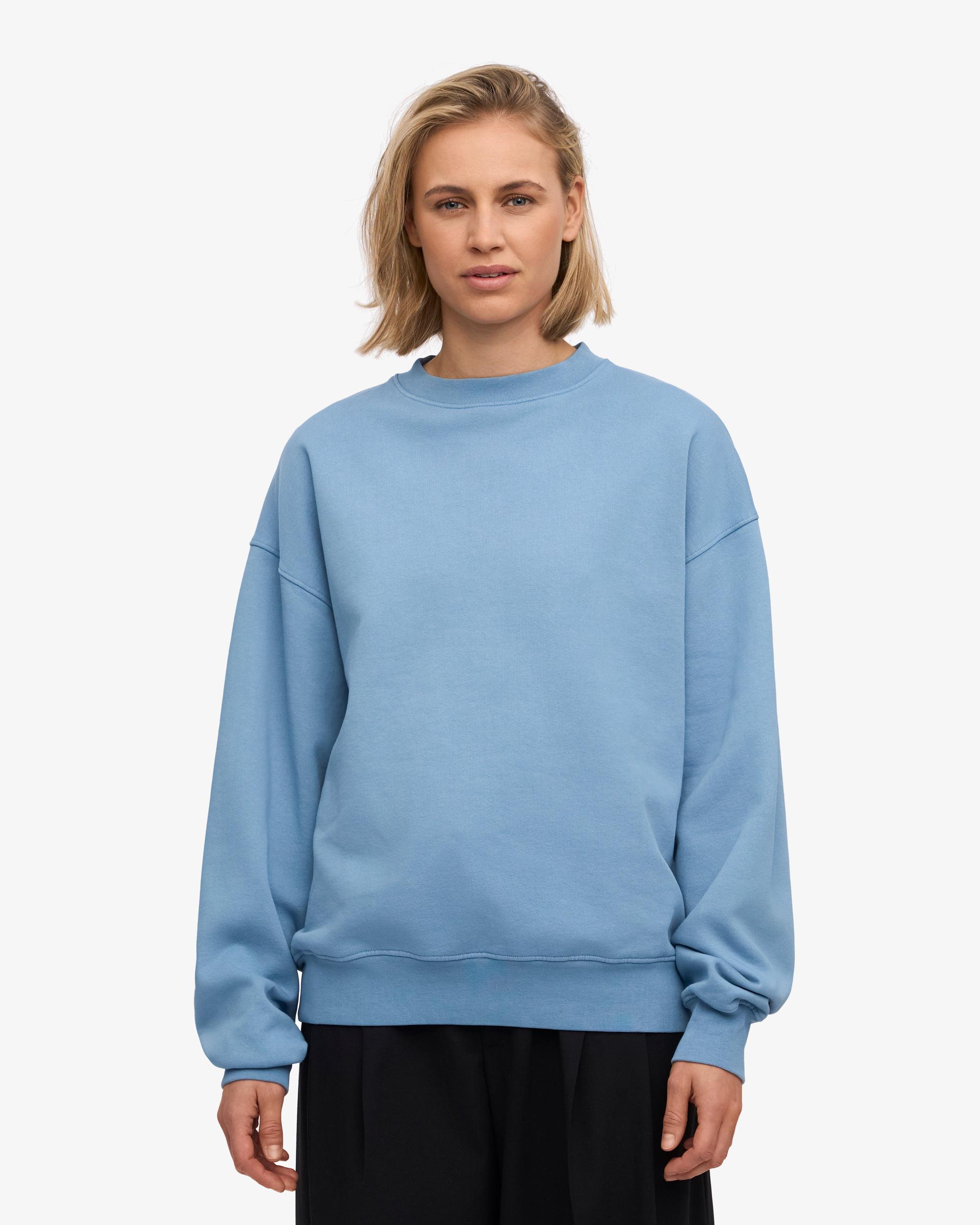 Organic Oversized Crew - Seaside Blue Product Image