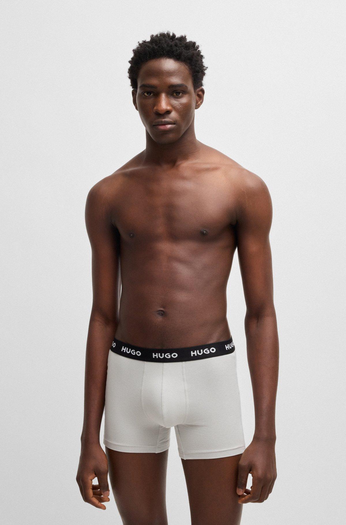 Three-pack of stretch-cotton boxer briefs Product Image