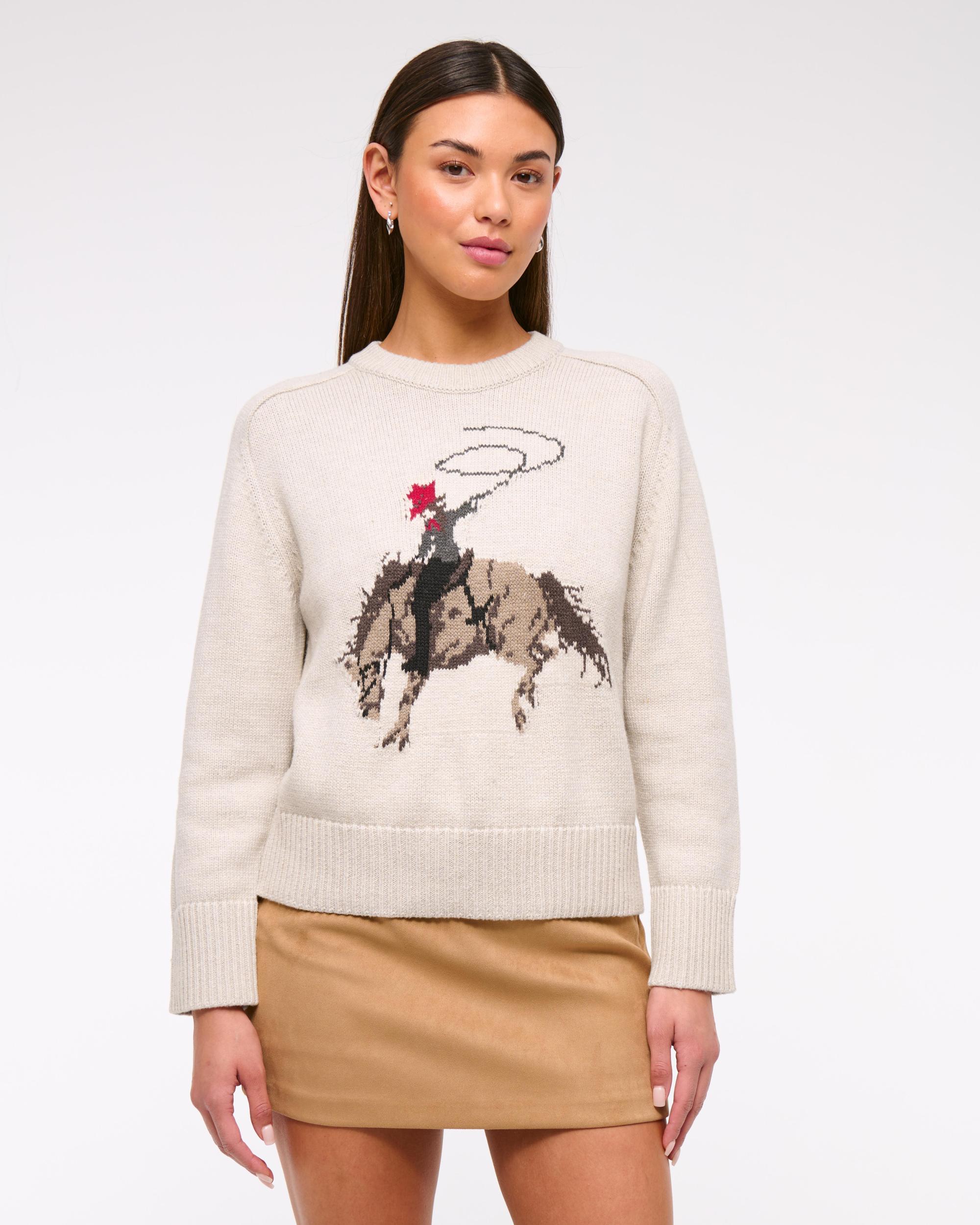 The A&F Madeline Crew Sweater Product Image