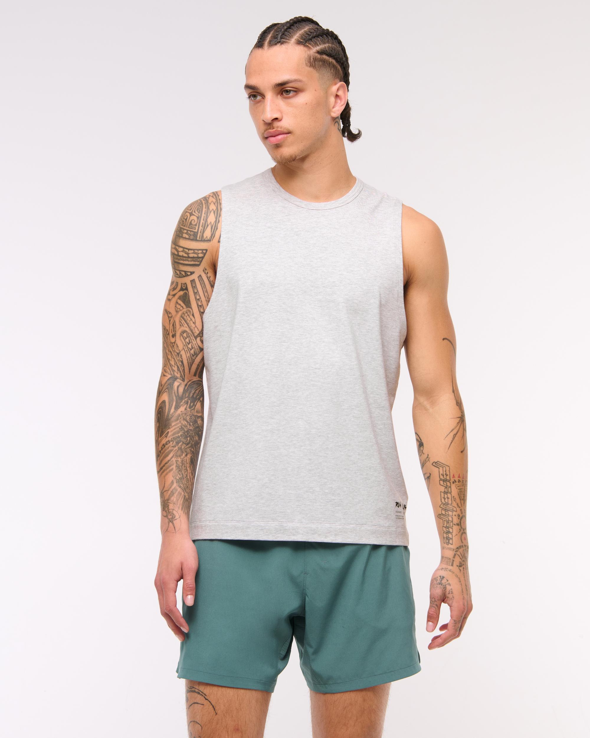 YPB Active Cotton-Blend Graphic Tank Product Image