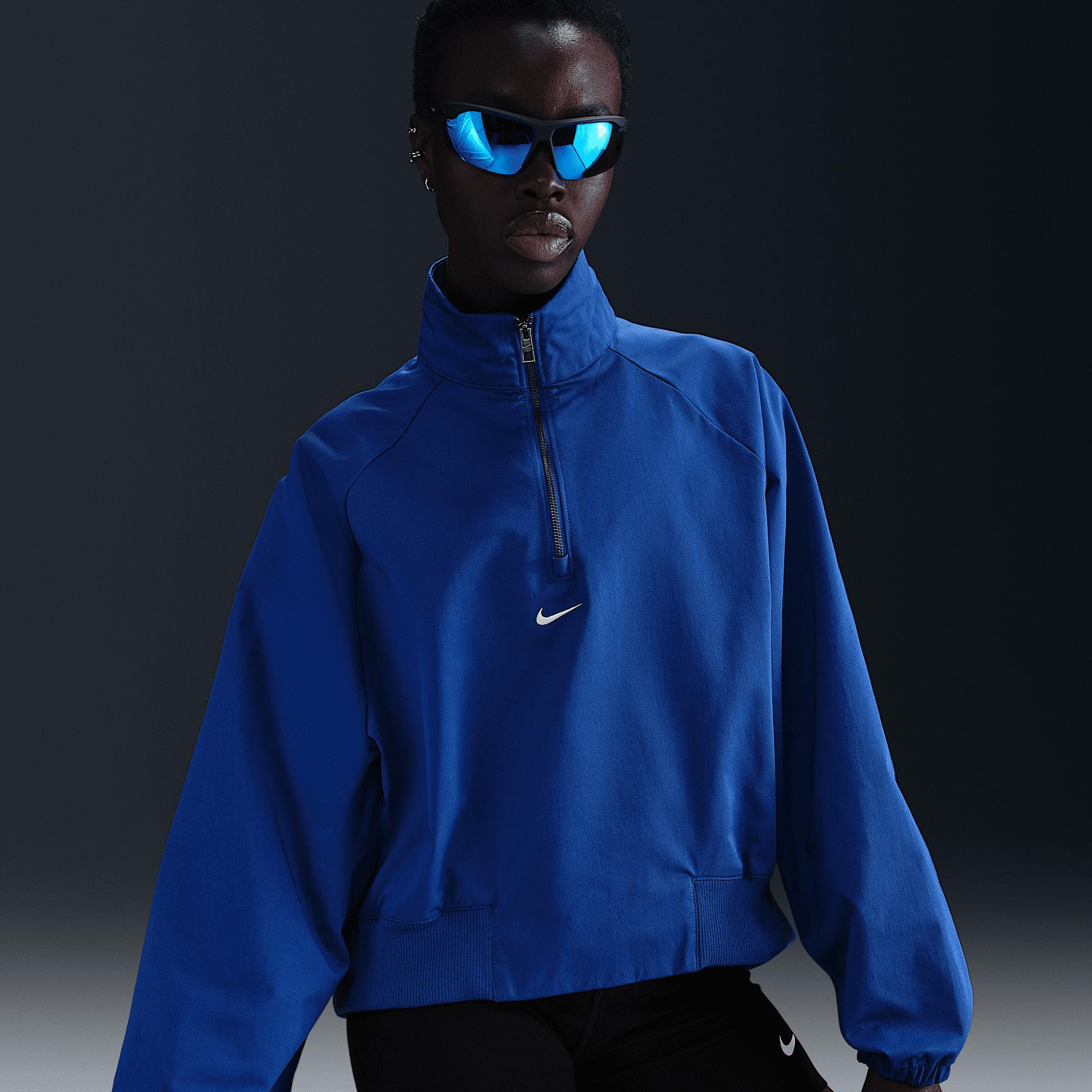 Nike Sportswear Collection Women's Oversized Twill 1/4-Zip Top Product Image