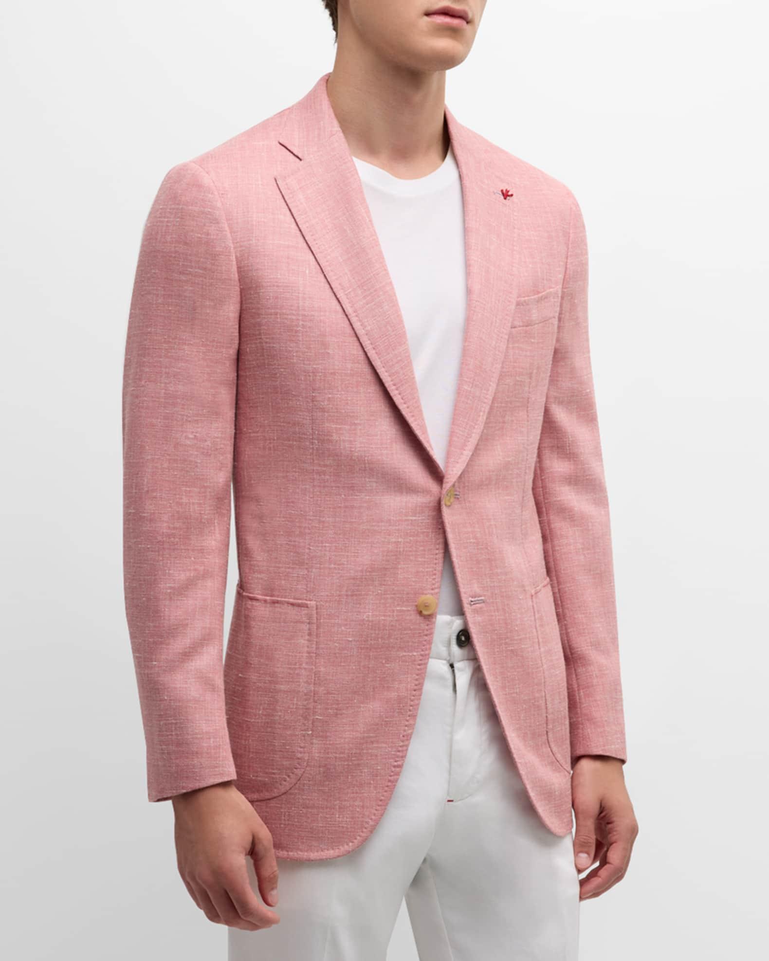 Men's Linen-Blend Blazer Product Image